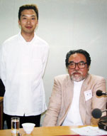 亀治郎さんがDJを務めたラジオ番組に出演したとき。